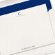 Modern Line Flat Note Cards - Letterpress Image 1 of 3